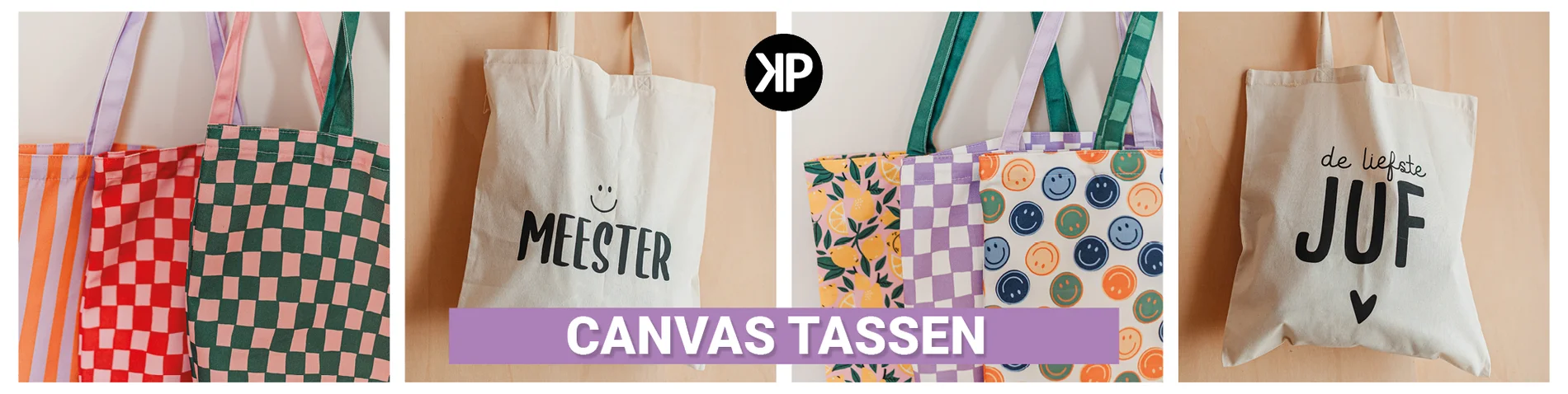 Canvas tassen, katoenen tassen, stoffen draagtassen